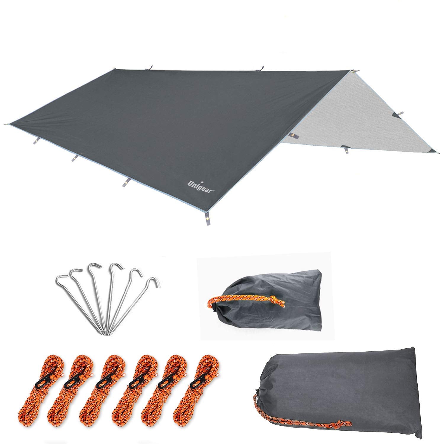 Waterproof Camping Tarp Rain Fly Shelter Cover