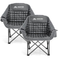 2 Pack Portable Folding Camping Chairs