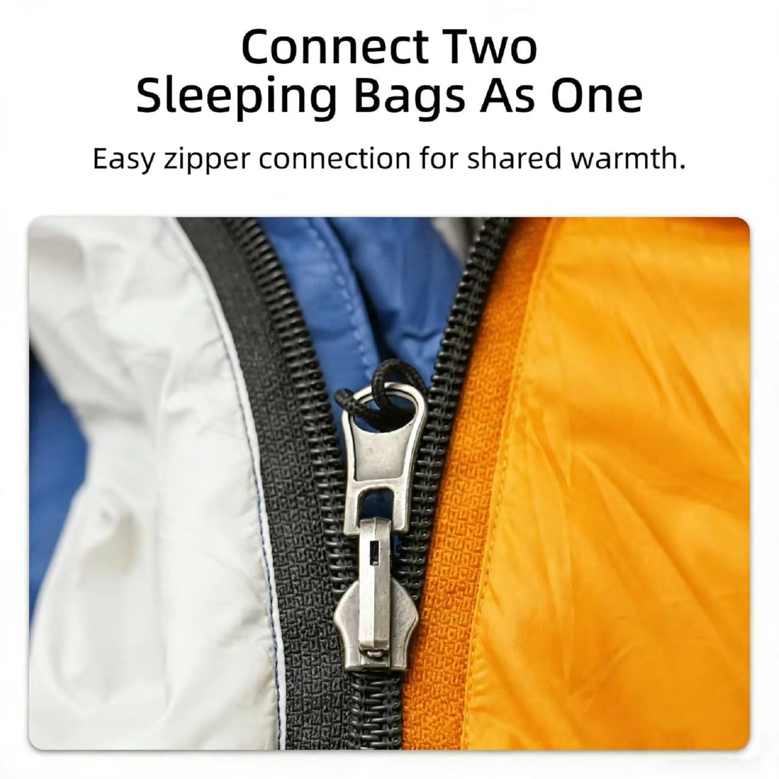 Cold Weather Down Sleeping Bag with Pillow