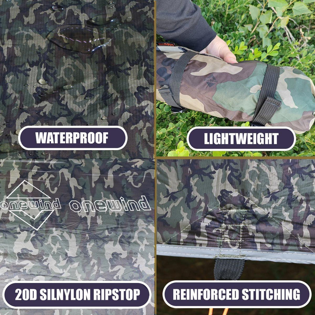 Ultralight Waterproof Hammock Camping Tarp Rain Fly