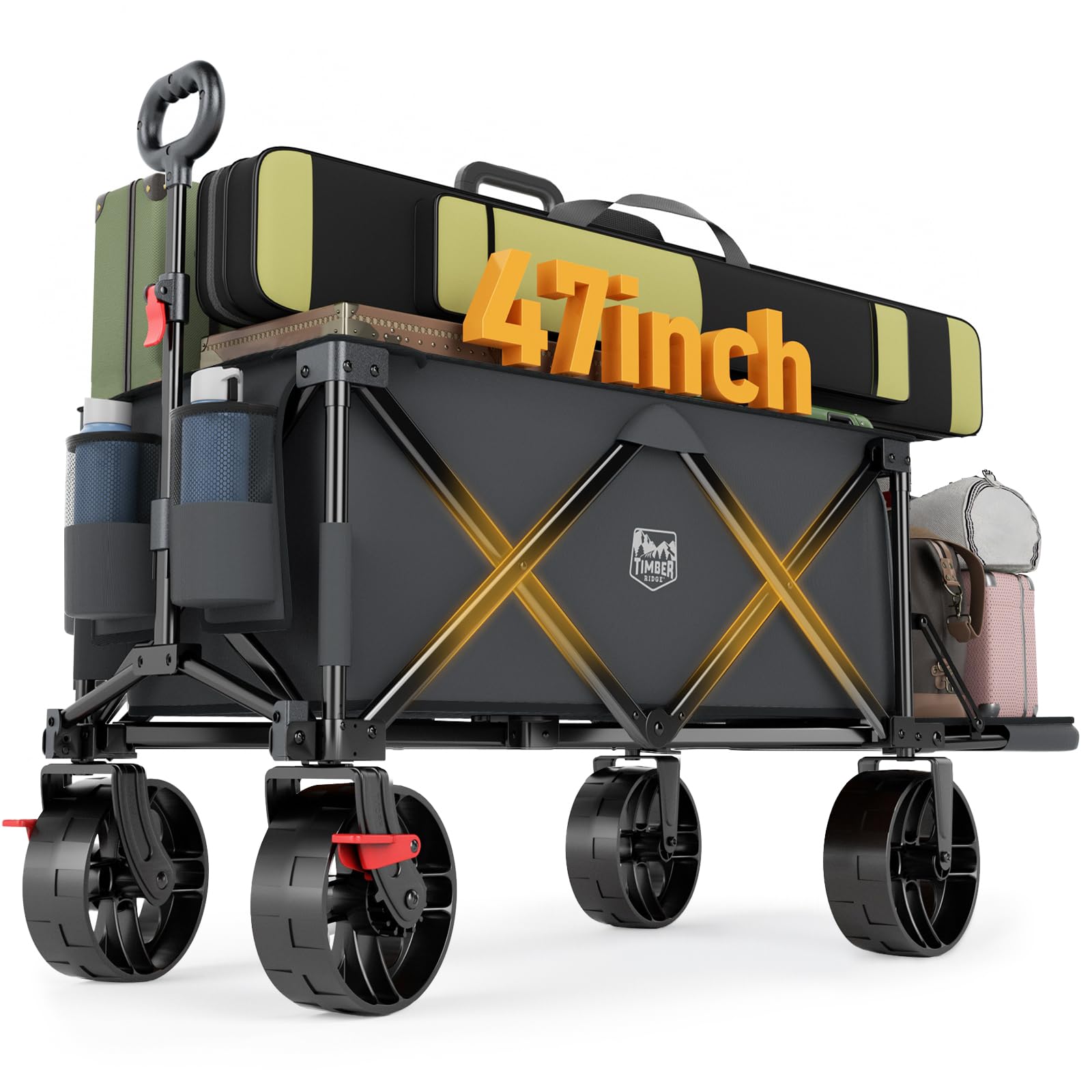 Collapsible Heavy Duty Outdoor Camping Wagon Cart