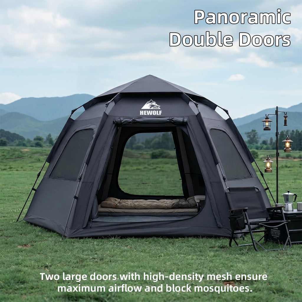 Instant Pop Up Camping Tent with Waterproof Design