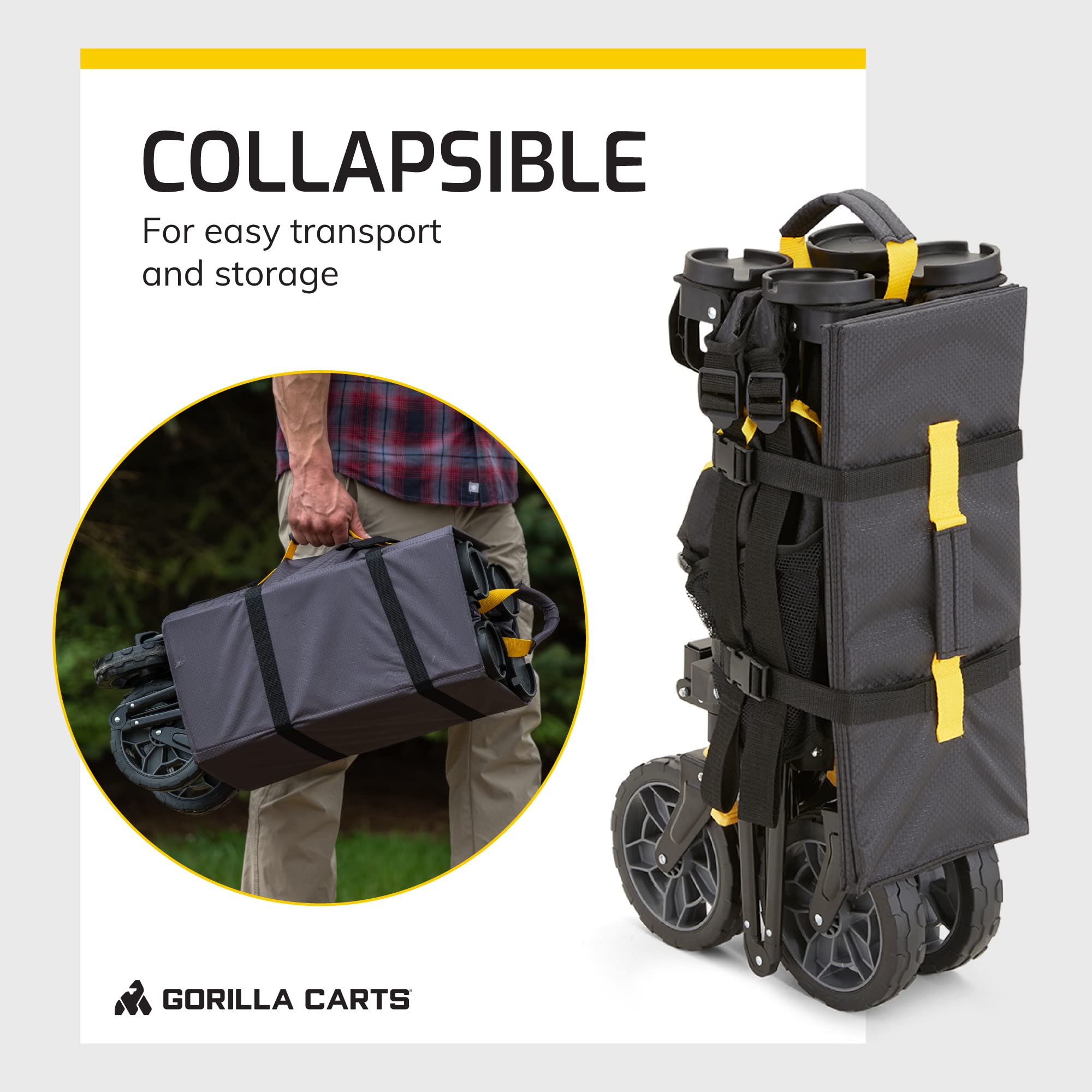 Foldable All Terrain Camping Wagon Cart