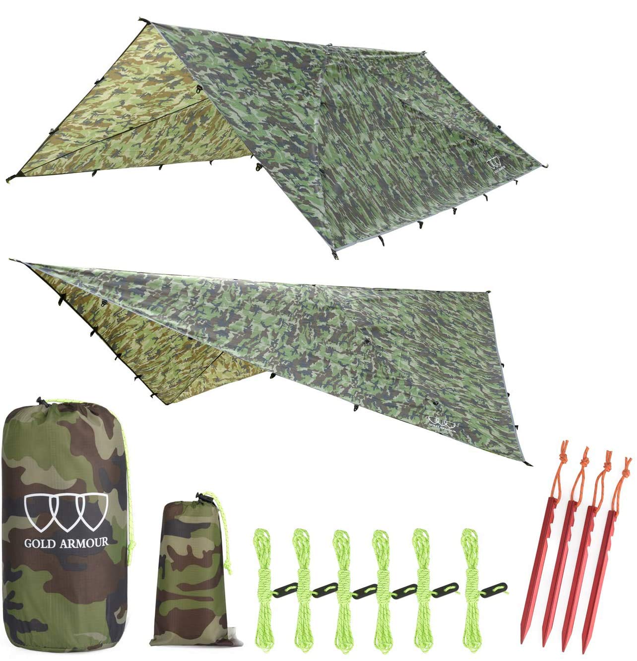 Waterproof Hammock Rain Fly Camping Tarp Shelter