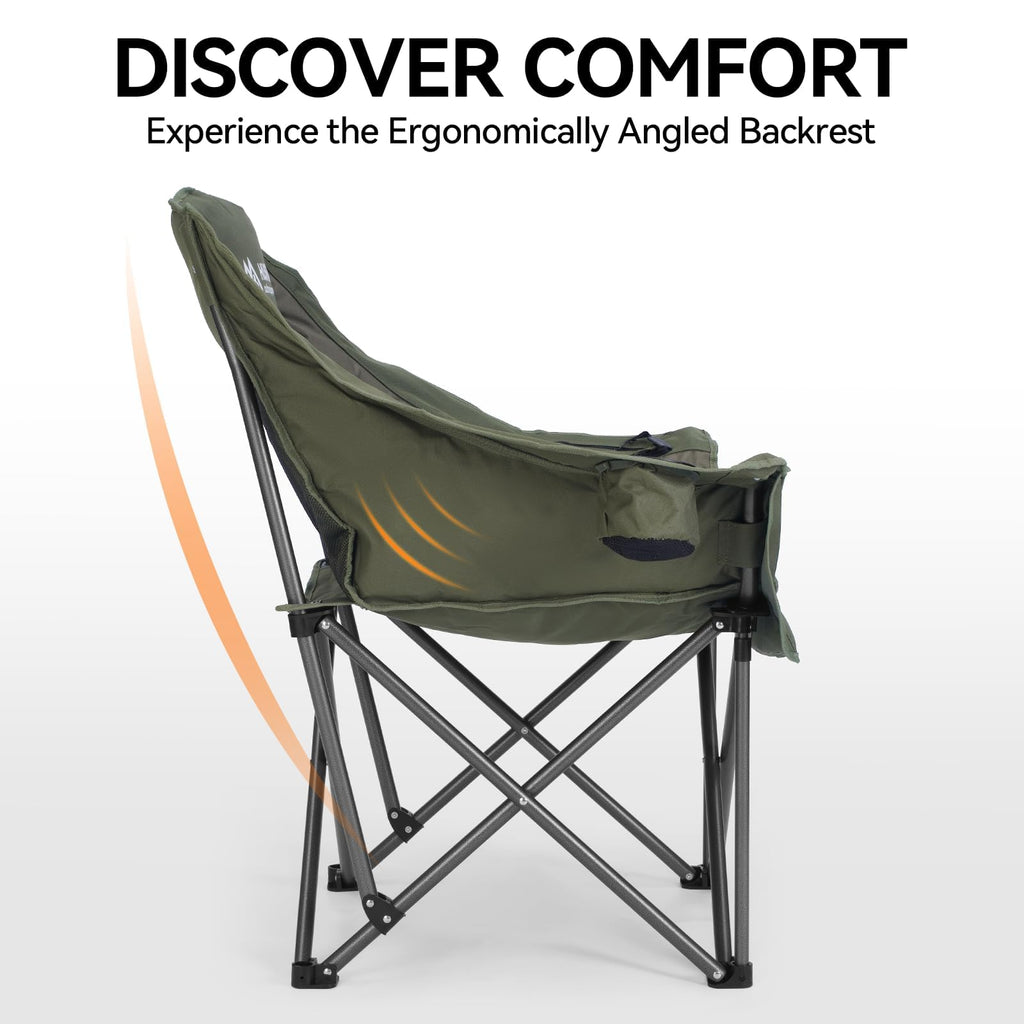 2 Pack Portable Folding Camping Chairs
