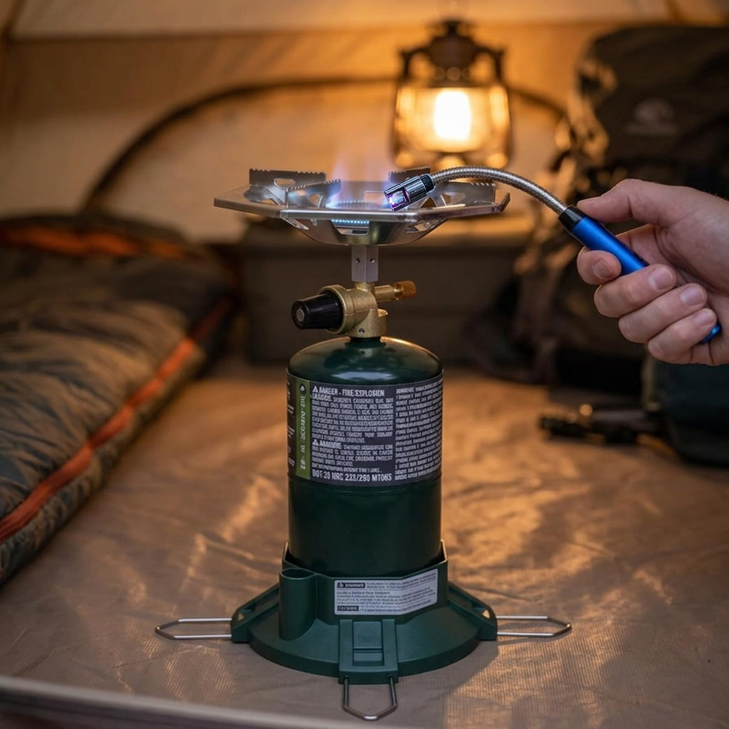 10000 BTU Propane Camping Stove with Adjustable Flame