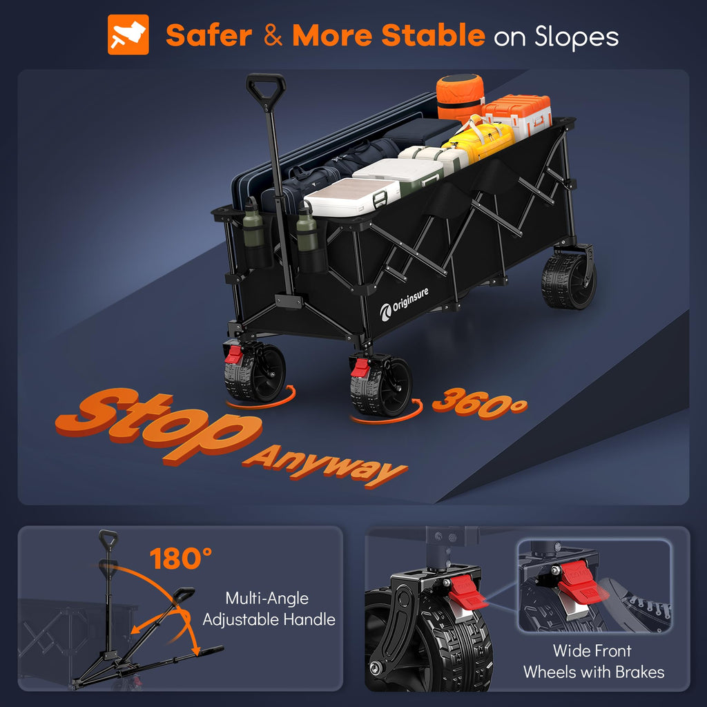 Heavy Duty Folding Camping Wagon Cart
