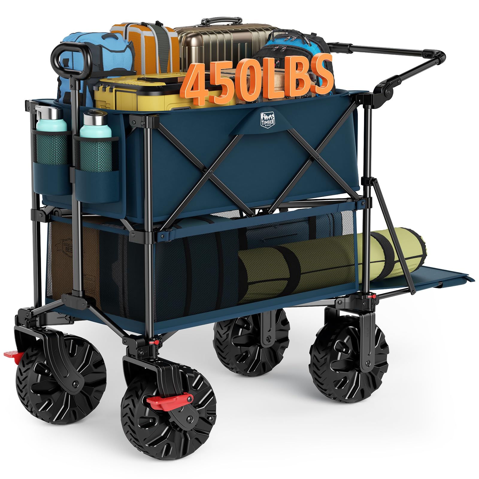 Heavy Duty Double Decker Folding Camping Wagon
