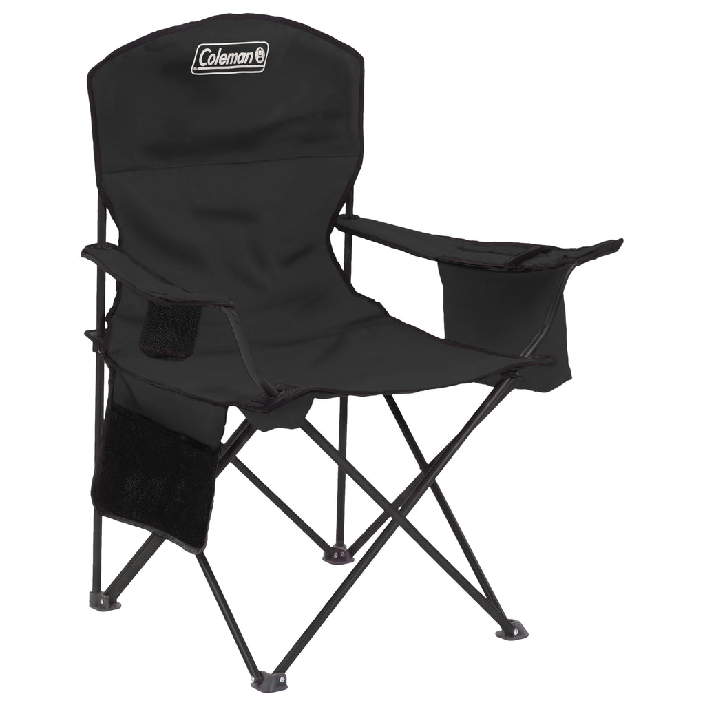 Portable Camping Chair with Cooler and Cup Holder