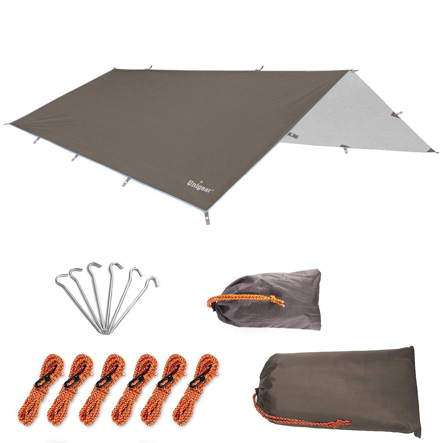Waterproof Camping Tarp Rain Fly Shelter Cover