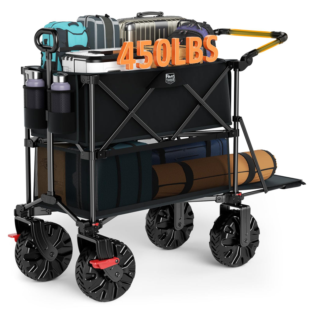 Heavy Duty Double Decker Folding Camping Wagon
