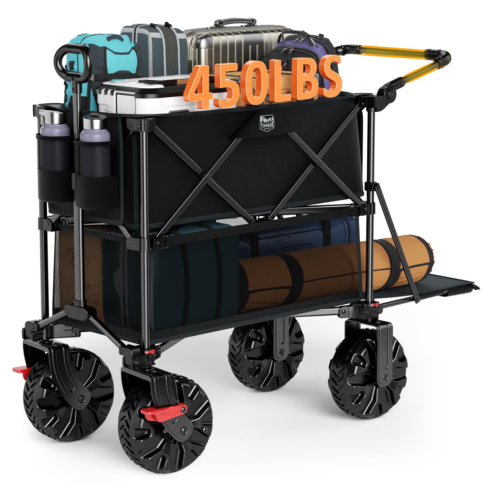 Heavy Duty Double Decker Folding Camping Wagon