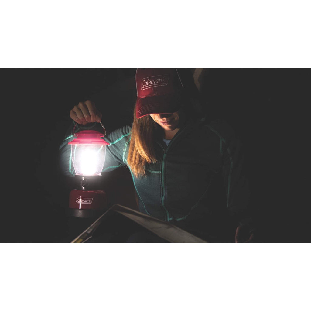Battery Powered LED Camping Lantern with Carabiner Handle
