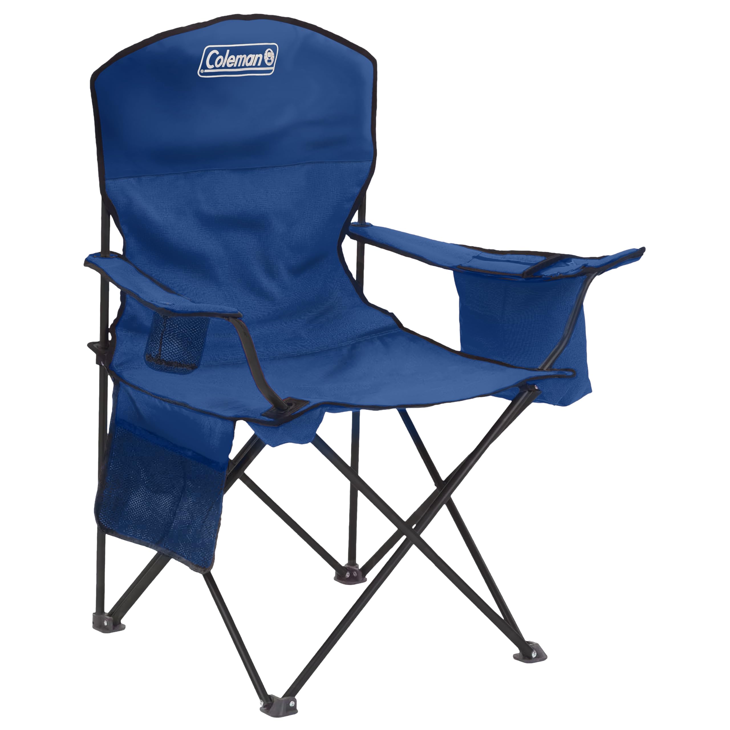 Portable Camping Chair with Cooler and Cup Holder