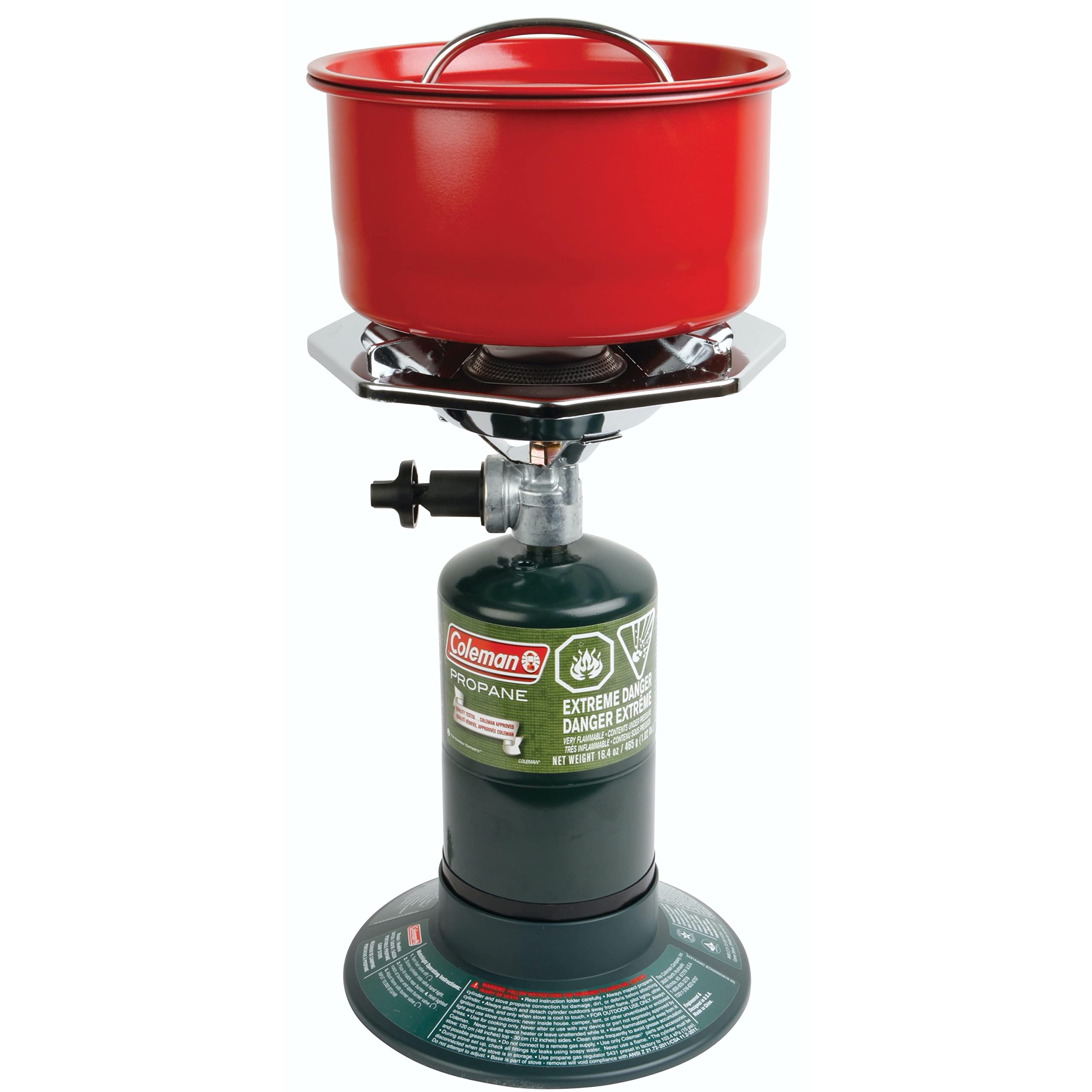 Portable Propane Camping Stove with Adjustable Burner