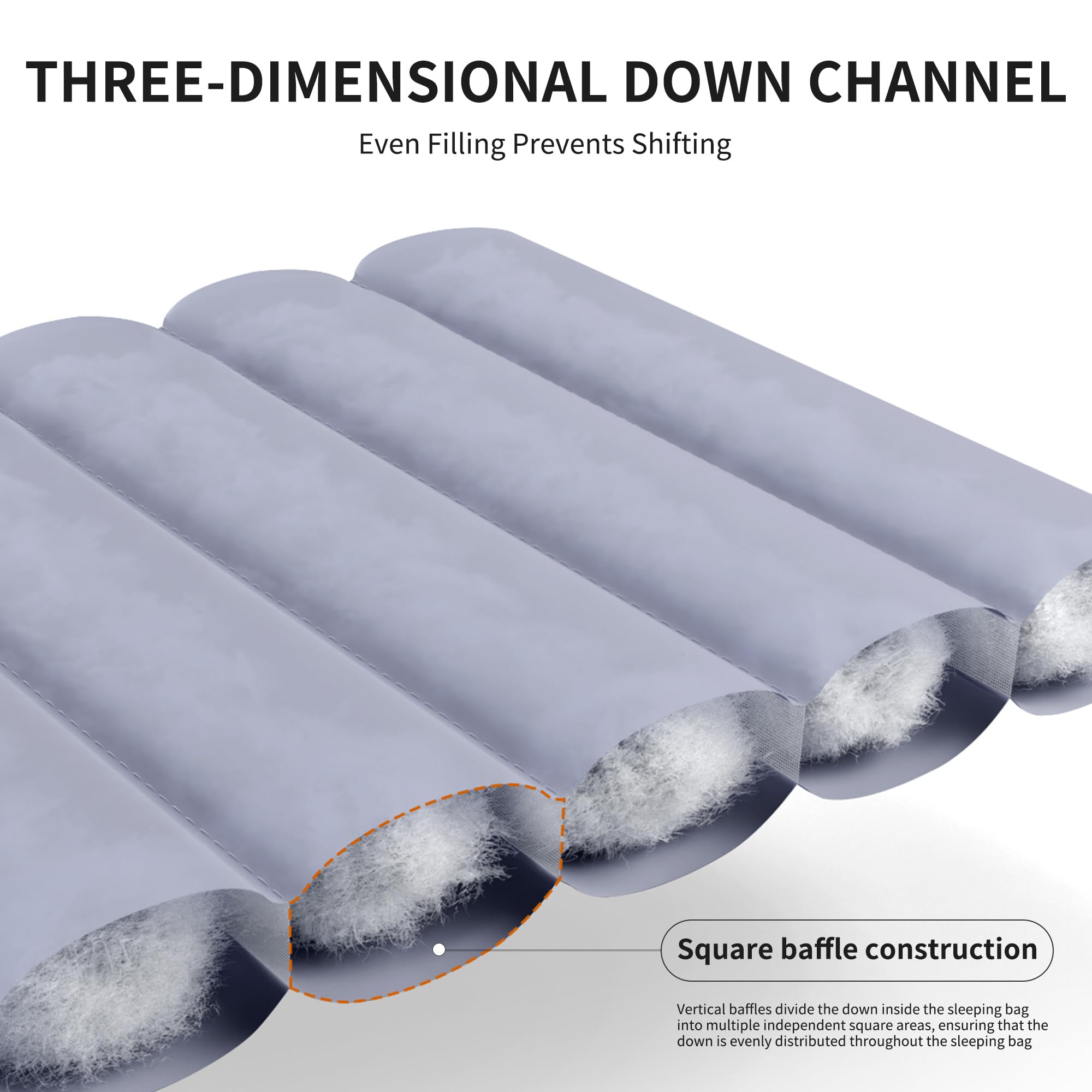 Ultralight Down Sleeping Bag for Camping Hiking