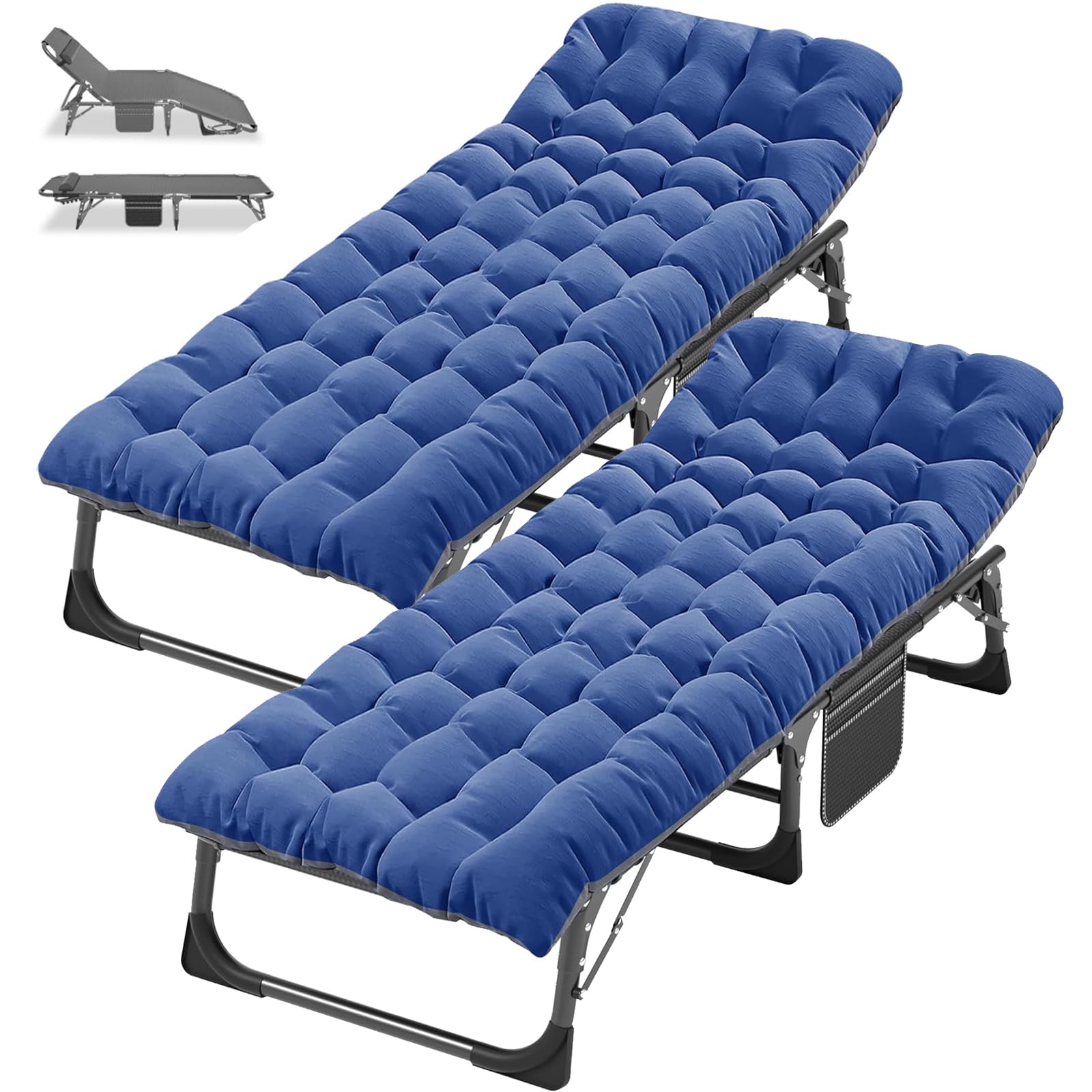 Portable Folding Camping Cot with Mattress