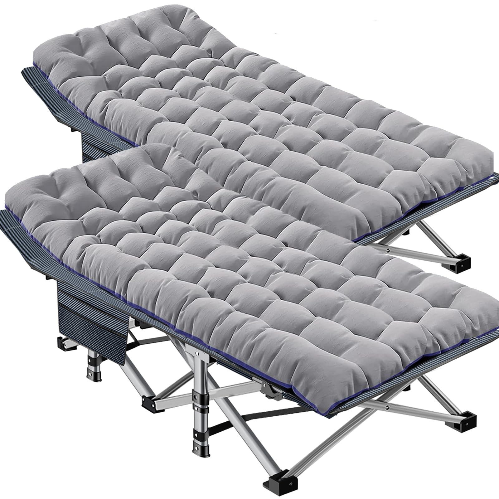 Portable Folding Camping Cot with Mattress
