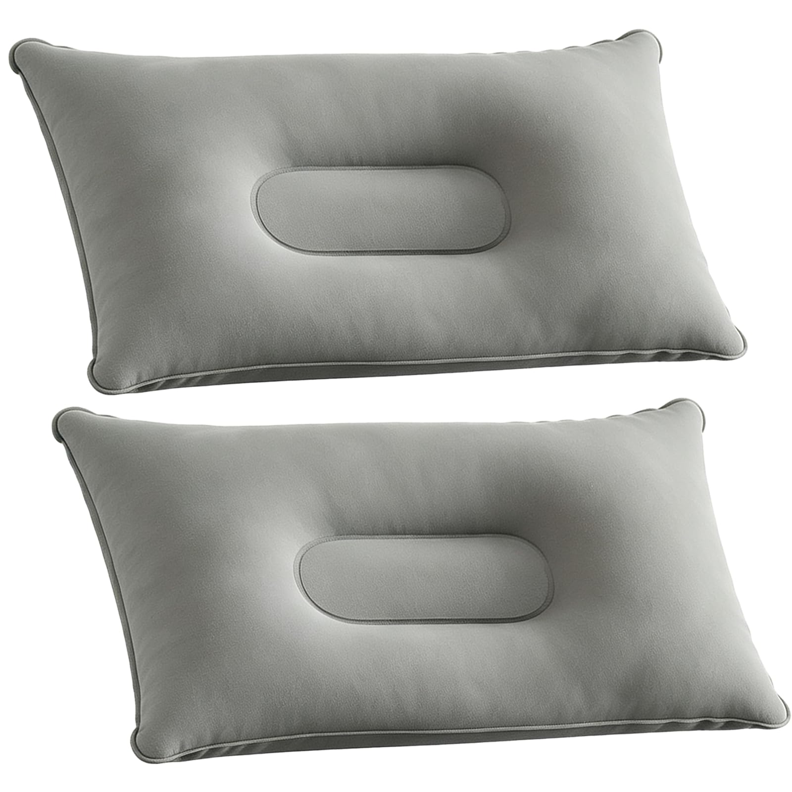 Dogxiong Ultralight Inflatable Air Pillow - Small Squared Flocked Fabric Beach Pillow