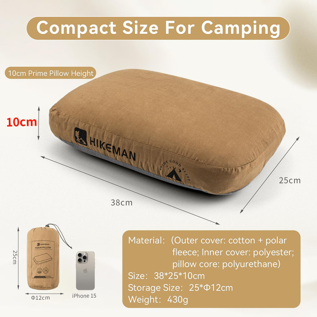 Ultralight Memory Foam Camping Pillow