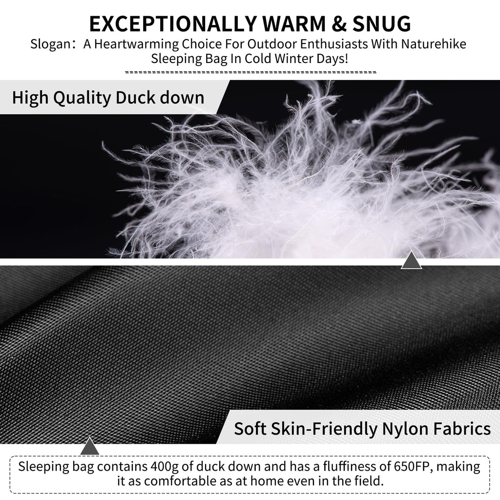 Ultralight Down Sleeping Bag for Camping Hiking