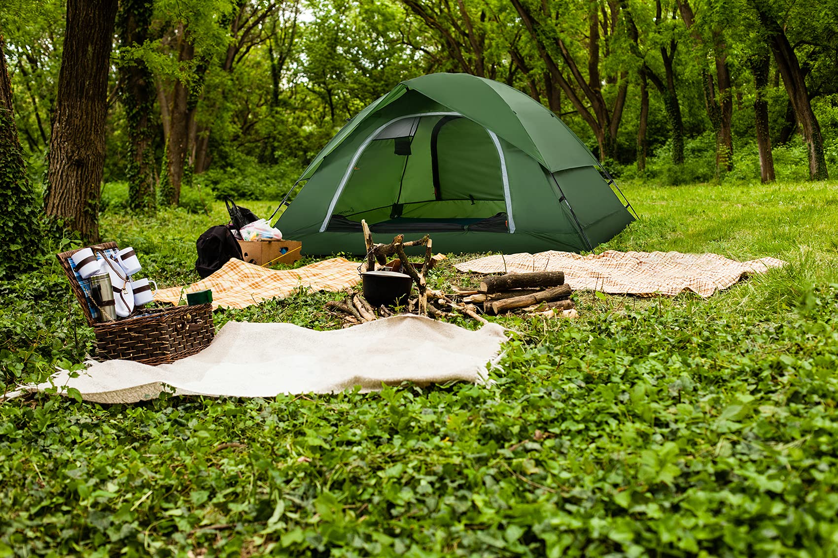 Waterproof Camping Tent for 2-6 Person