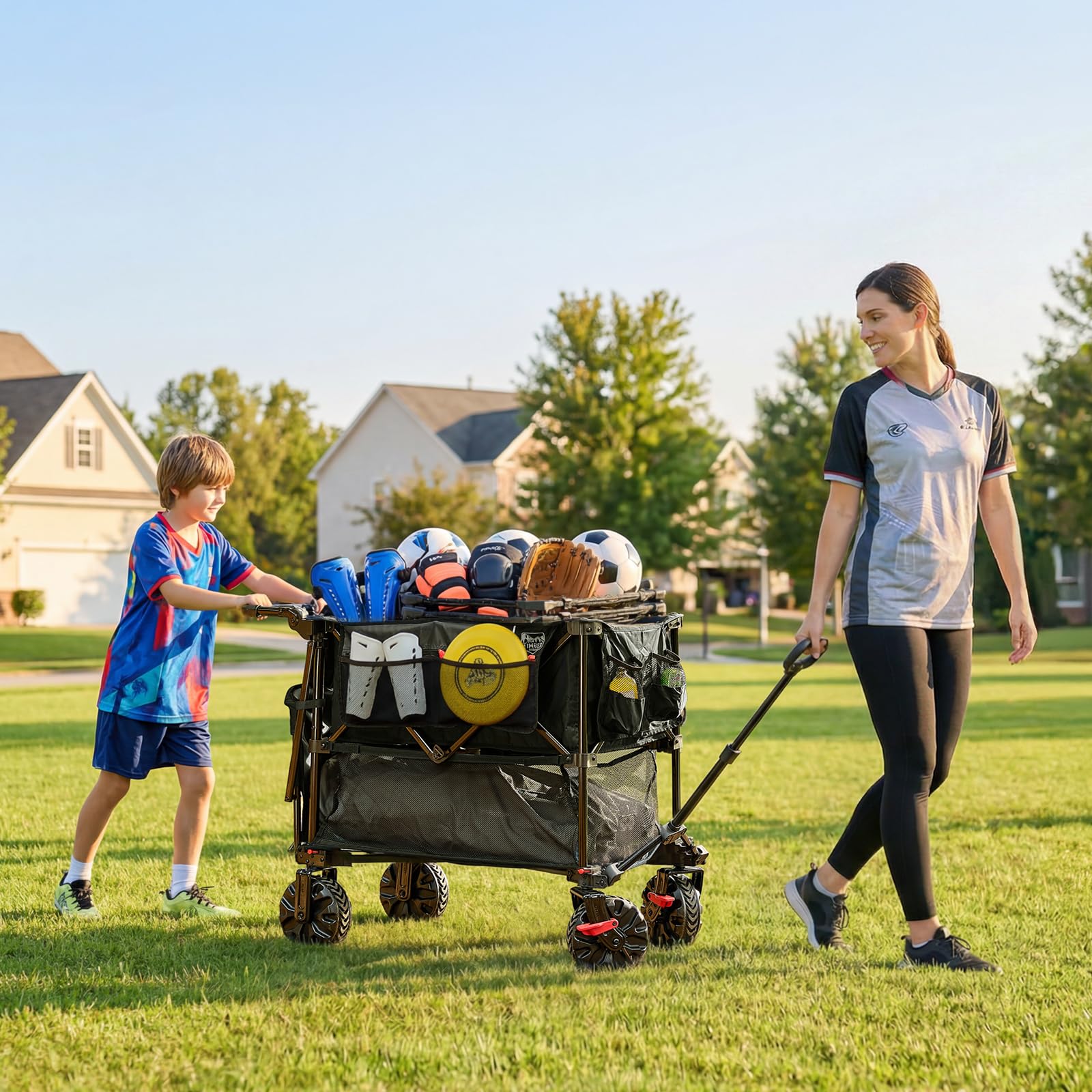 Heavy Duty Double Decker Folding Camping Wagon