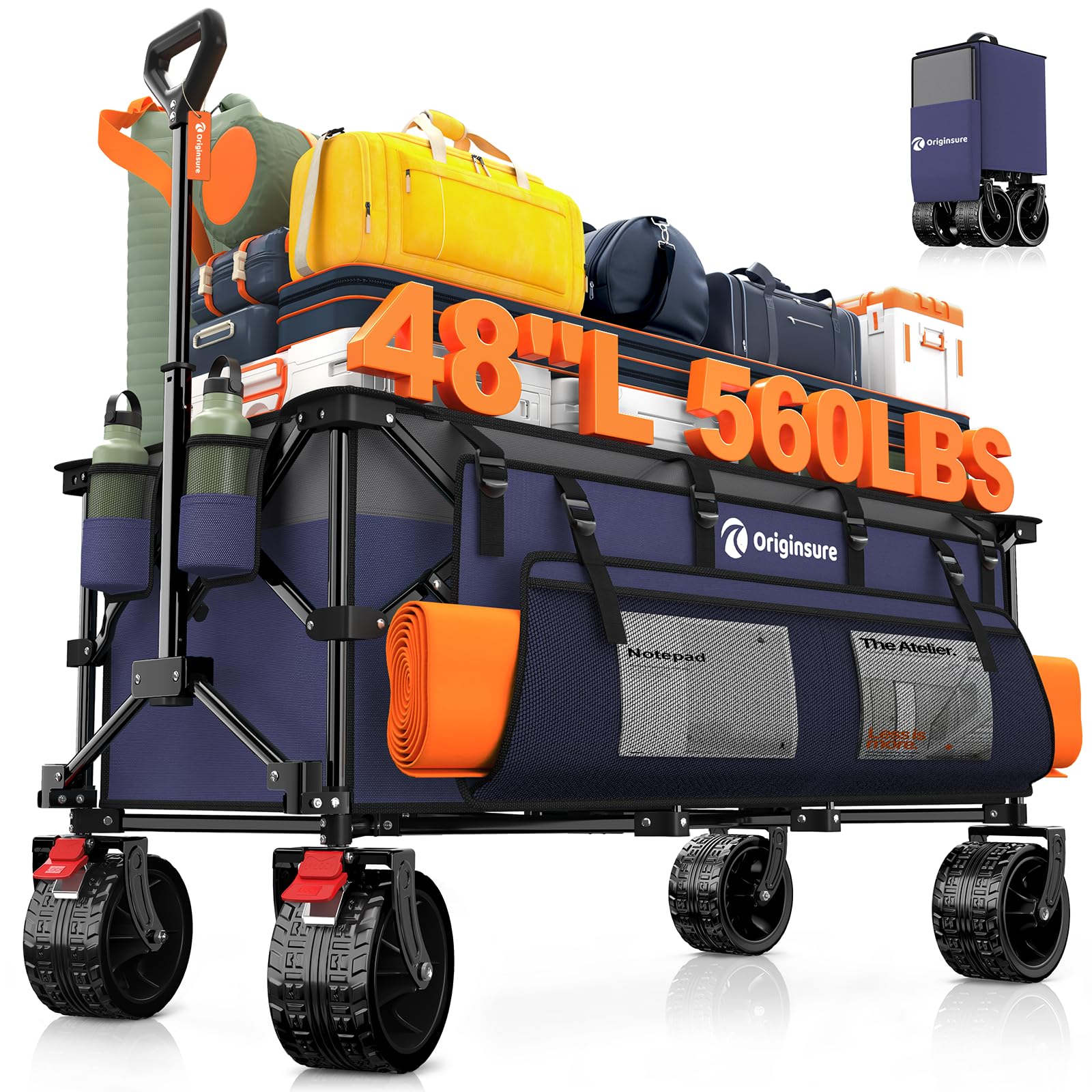 Heavy Duty Folding Camping Wagon Cart