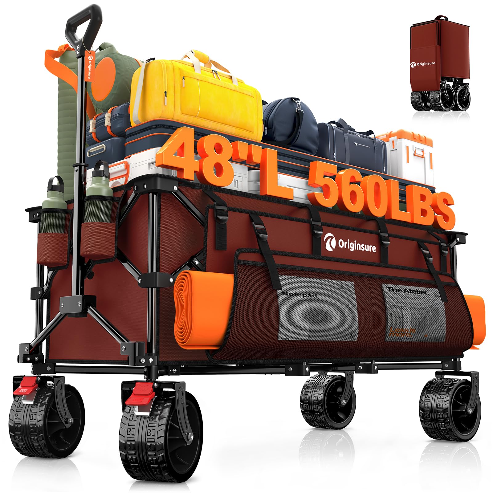 Heavy Duty Folding Camping Wagon Cart