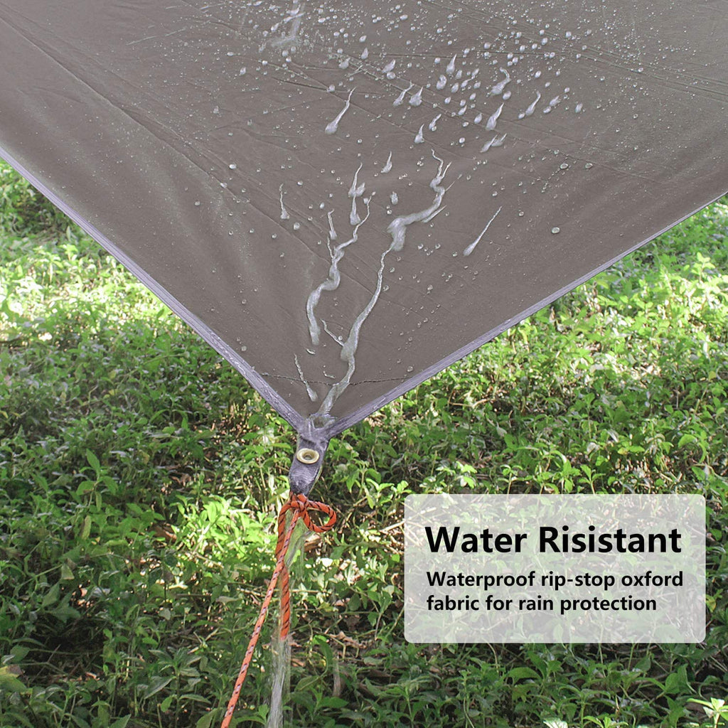 Waterproof Camping Tarp Rain Fly Shelter Cover