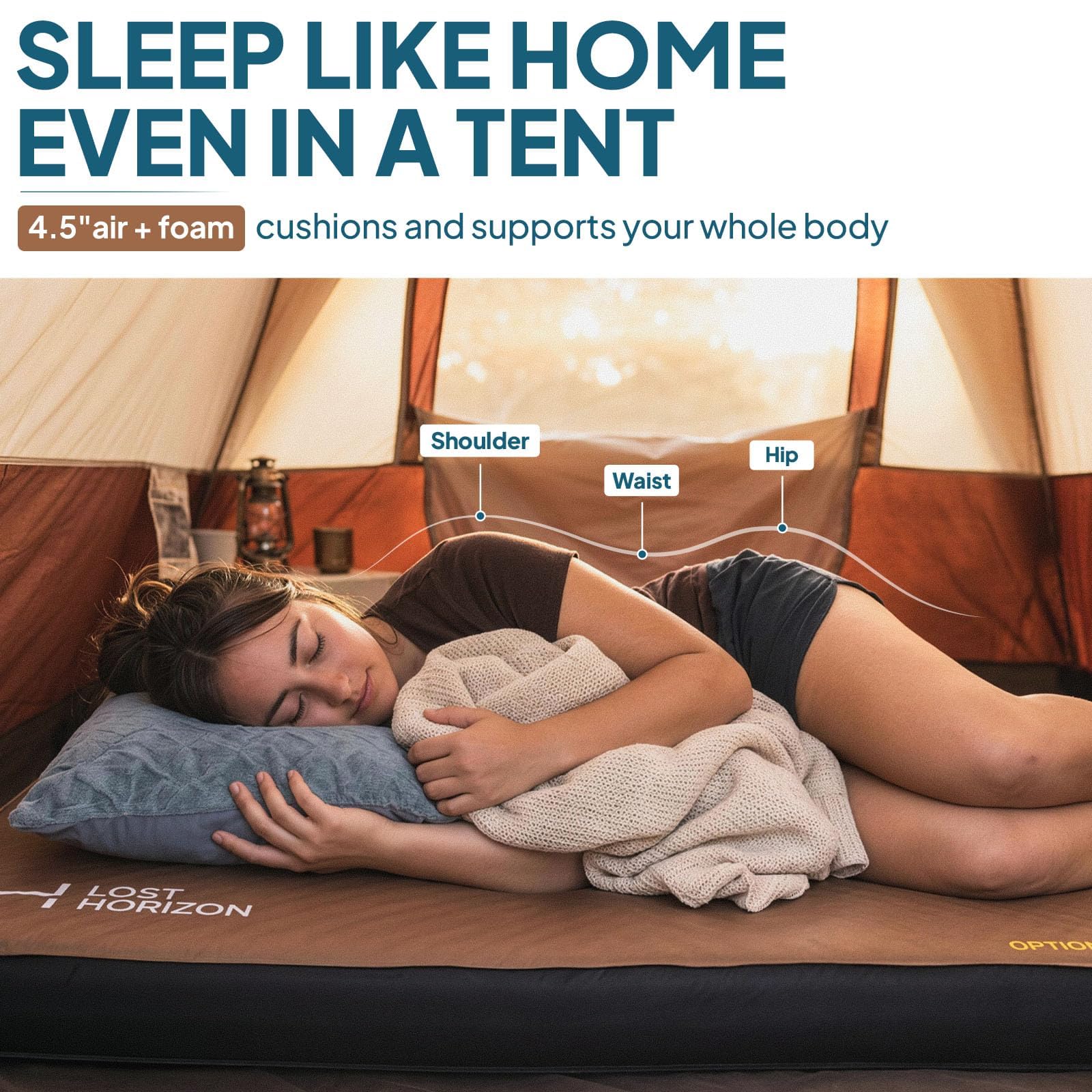 Self Inflating Camping Mattress Sleeping Pad