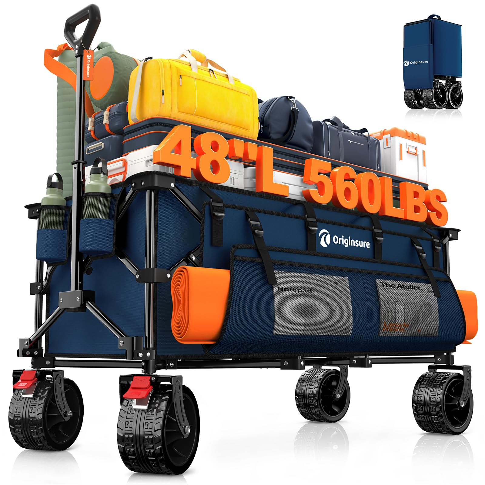 Heavy Duty Folding Camping Wagon Cart