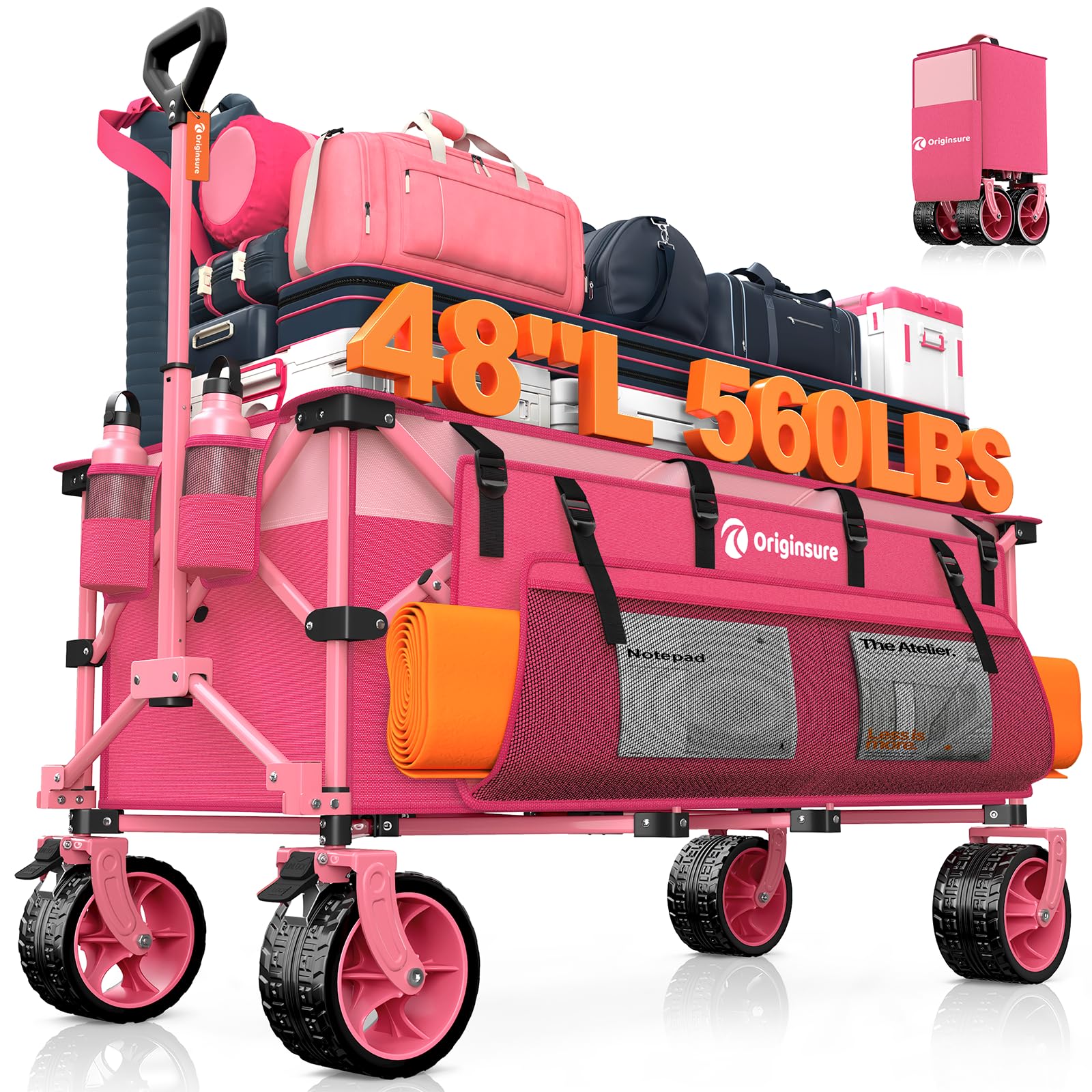 Heavy Duty Folding Camping Wagon Cart