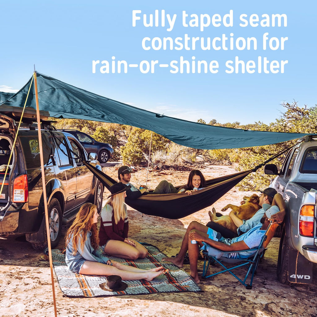 Portable Waterproof Camping Tarp Sun Shelter Rainfly