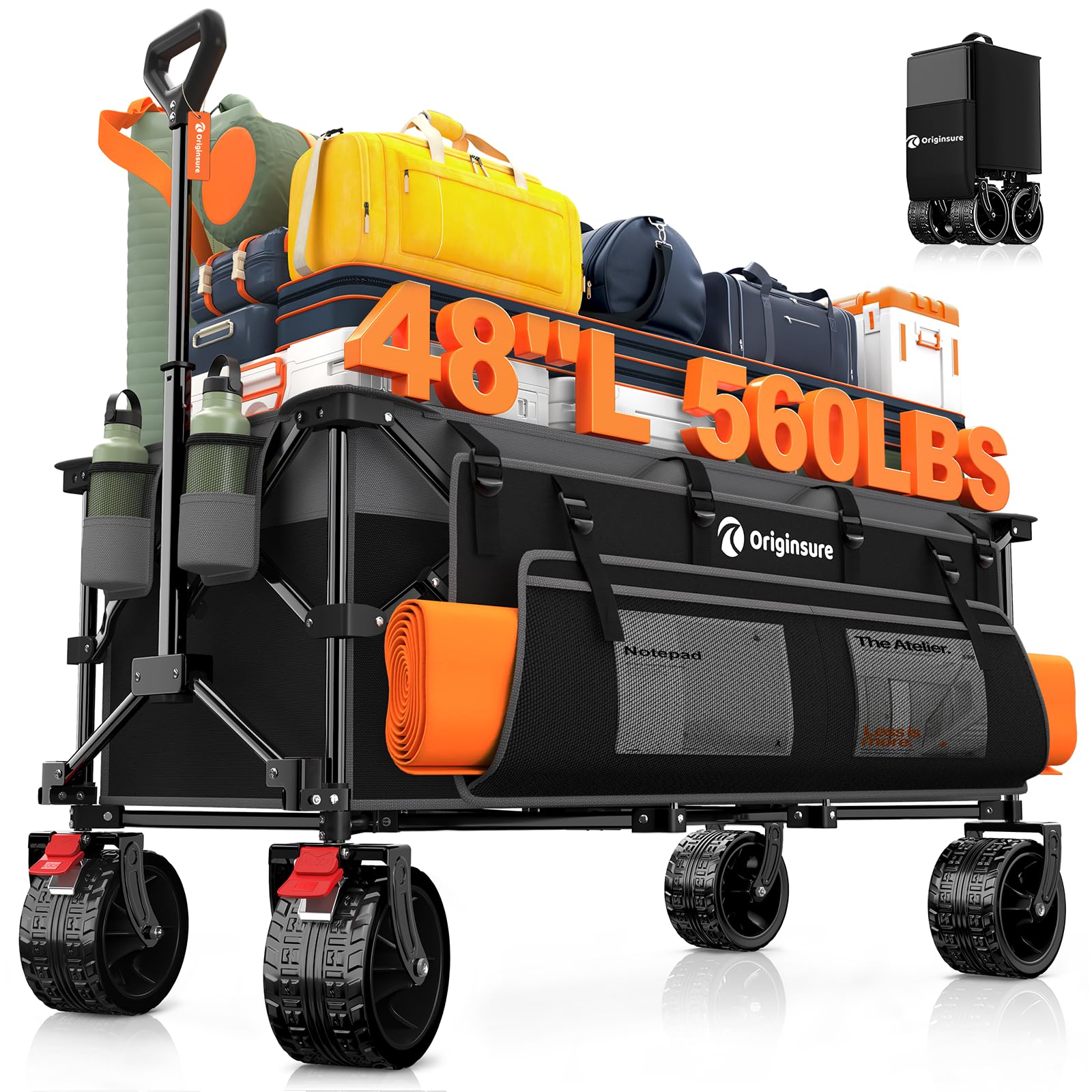 Heavy Duty Folding Camping Wagon Cart
