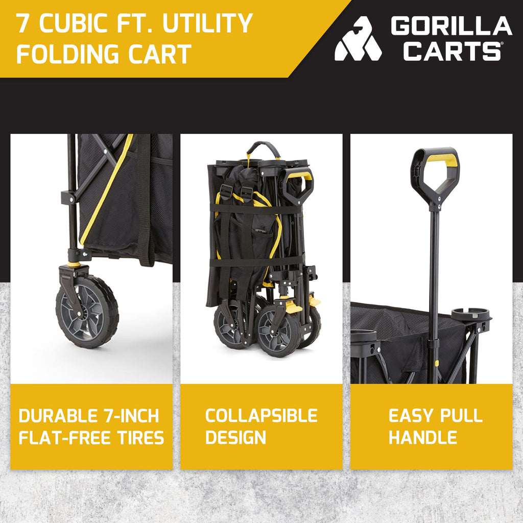 Foldable All Terrain Camping Wagon Cart