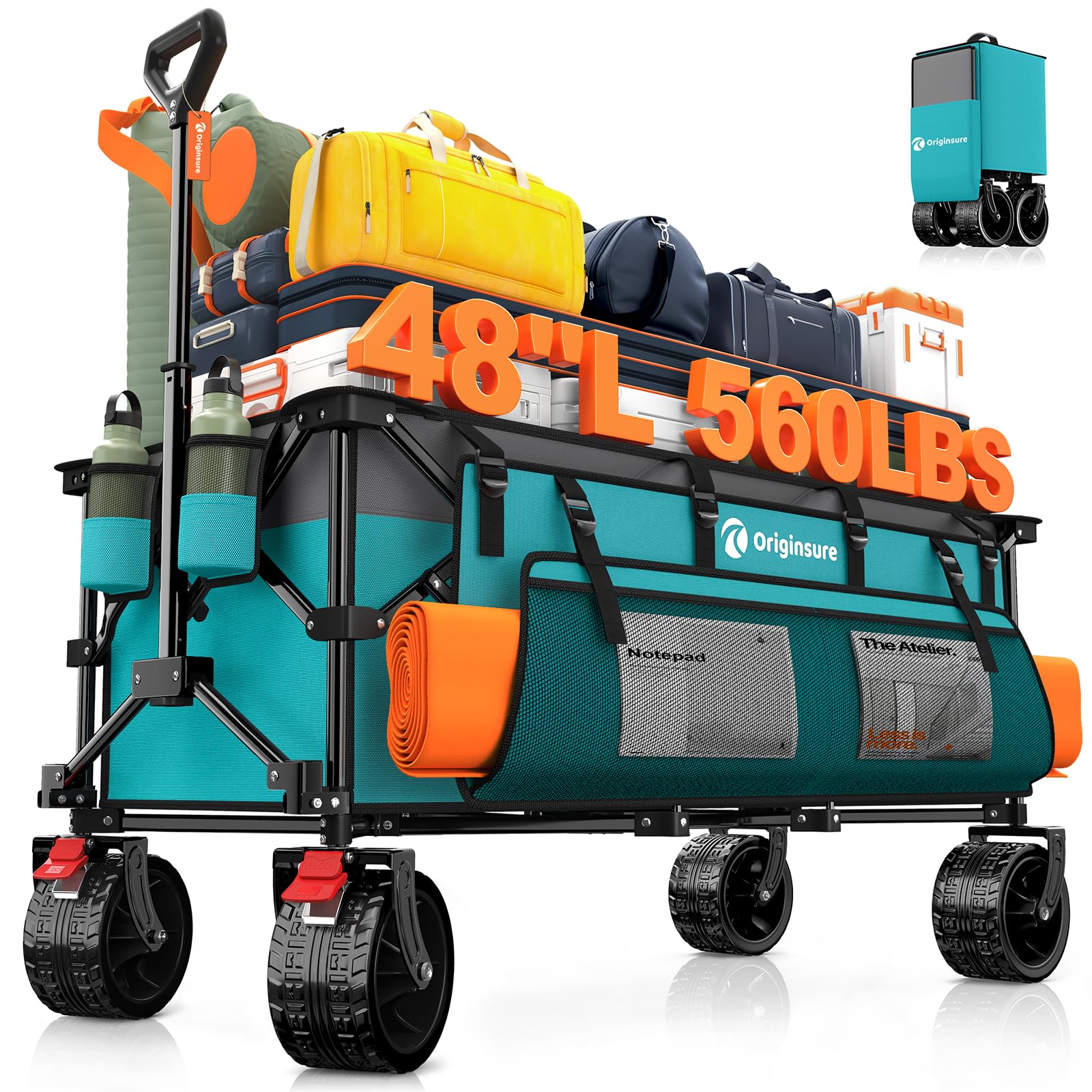 Heavy Duty Folding Camping Wagon Cart
