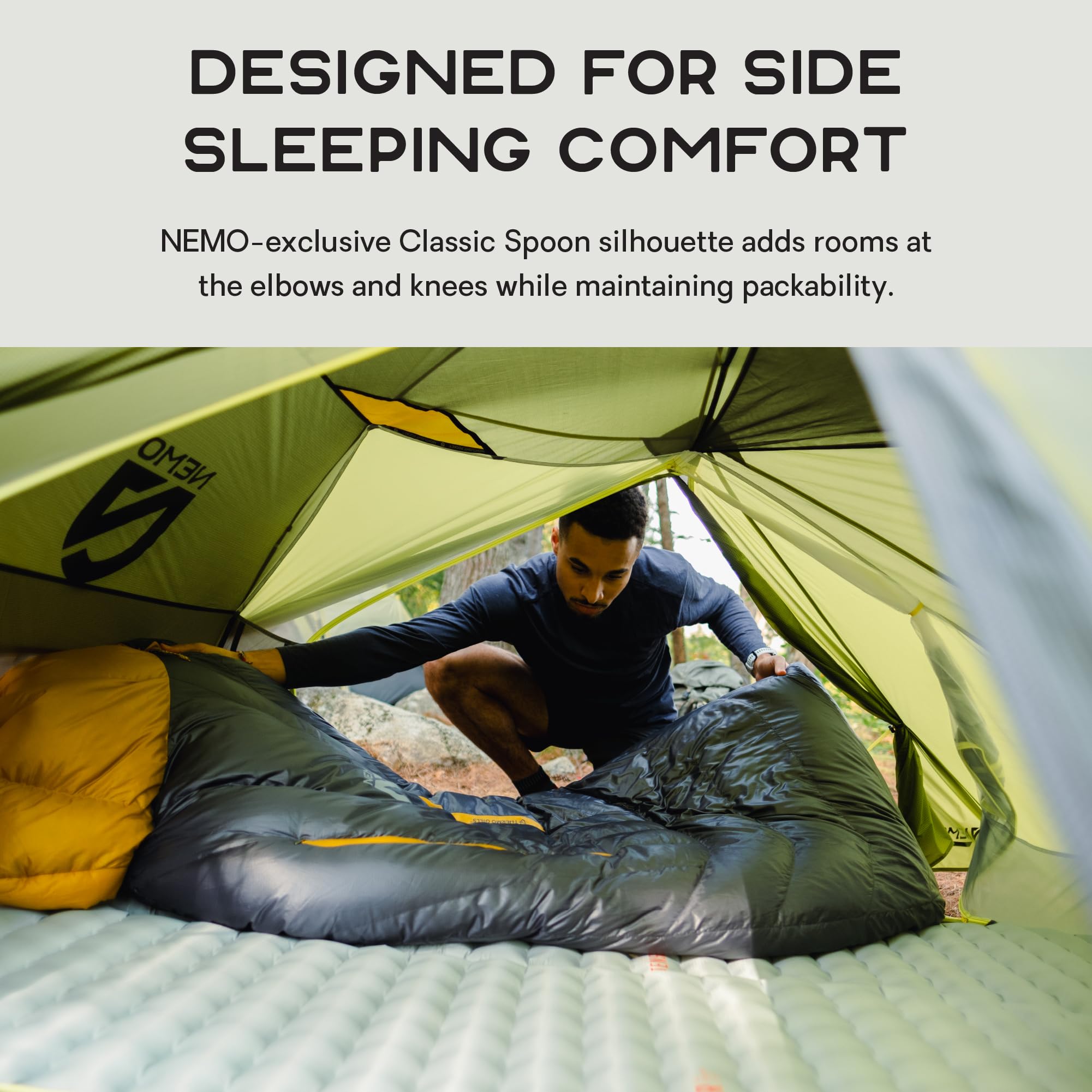 Down Sleeping Bag for Camping and Backpacking