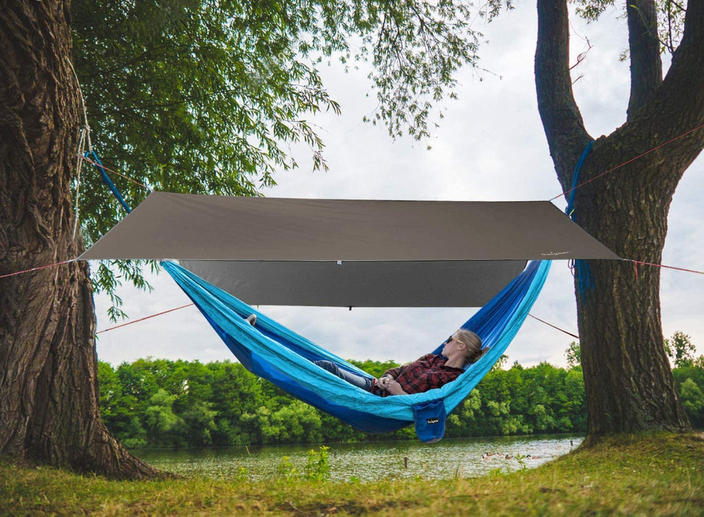 Waterproof Camping Tarp Rain Fly Shelter Cover