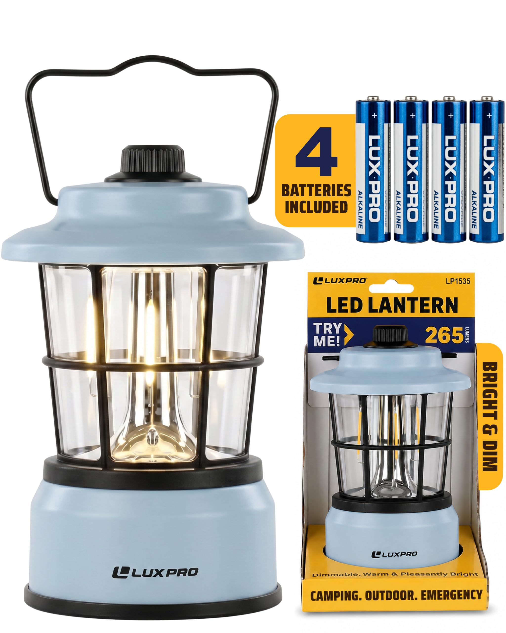 Rechargeable Retro LED Camping Lantern