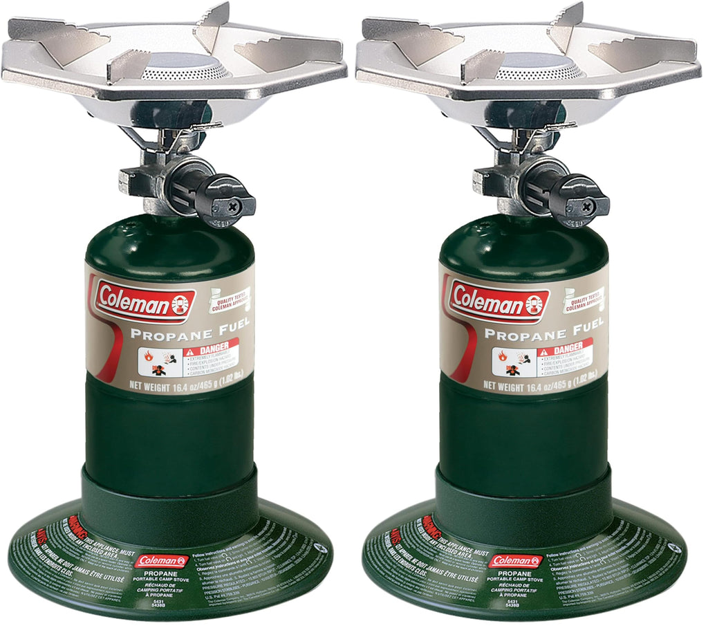 Portable Propane Camping Stove with Adjustable Burner