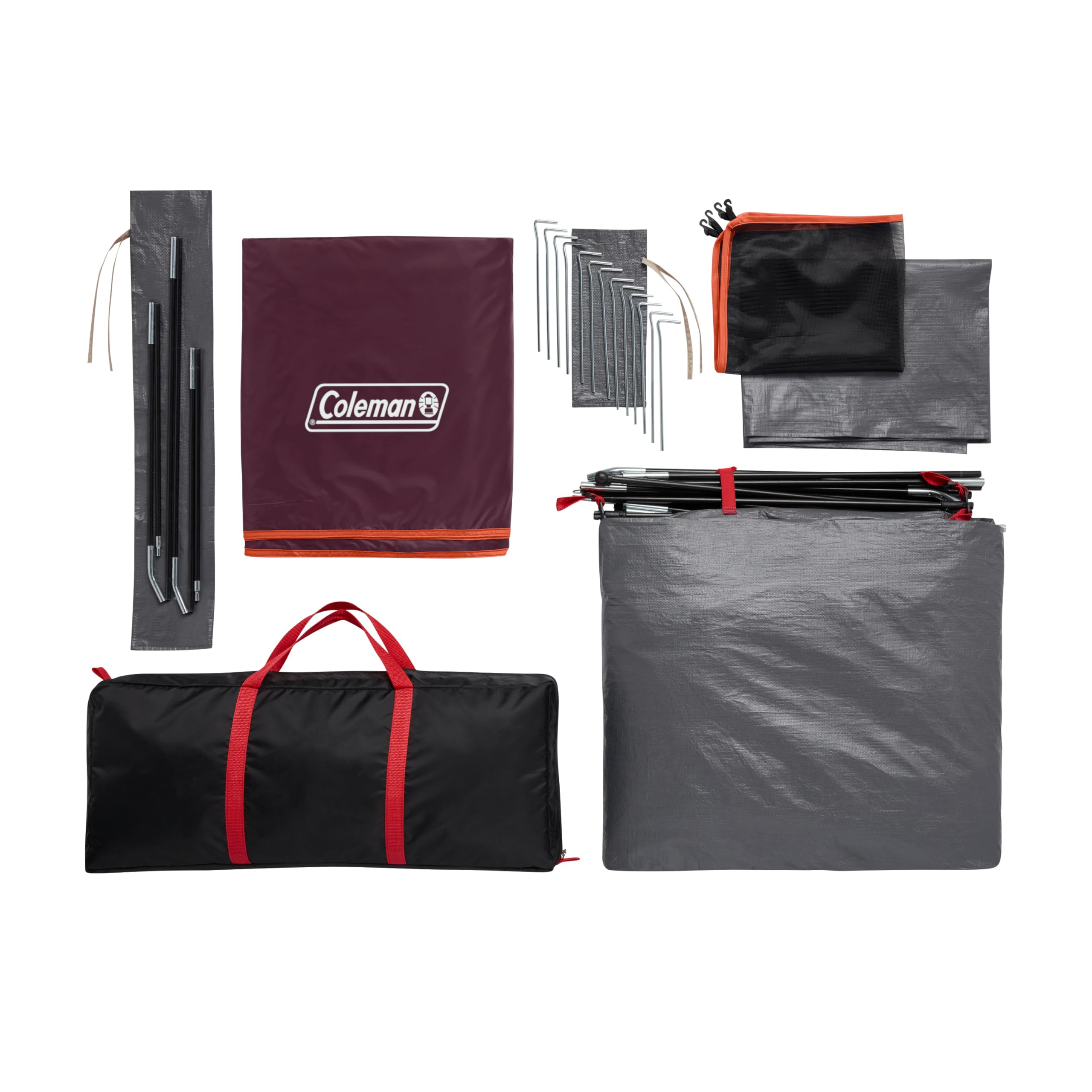Weatherproof Skydome Camping Tent with Rainfly