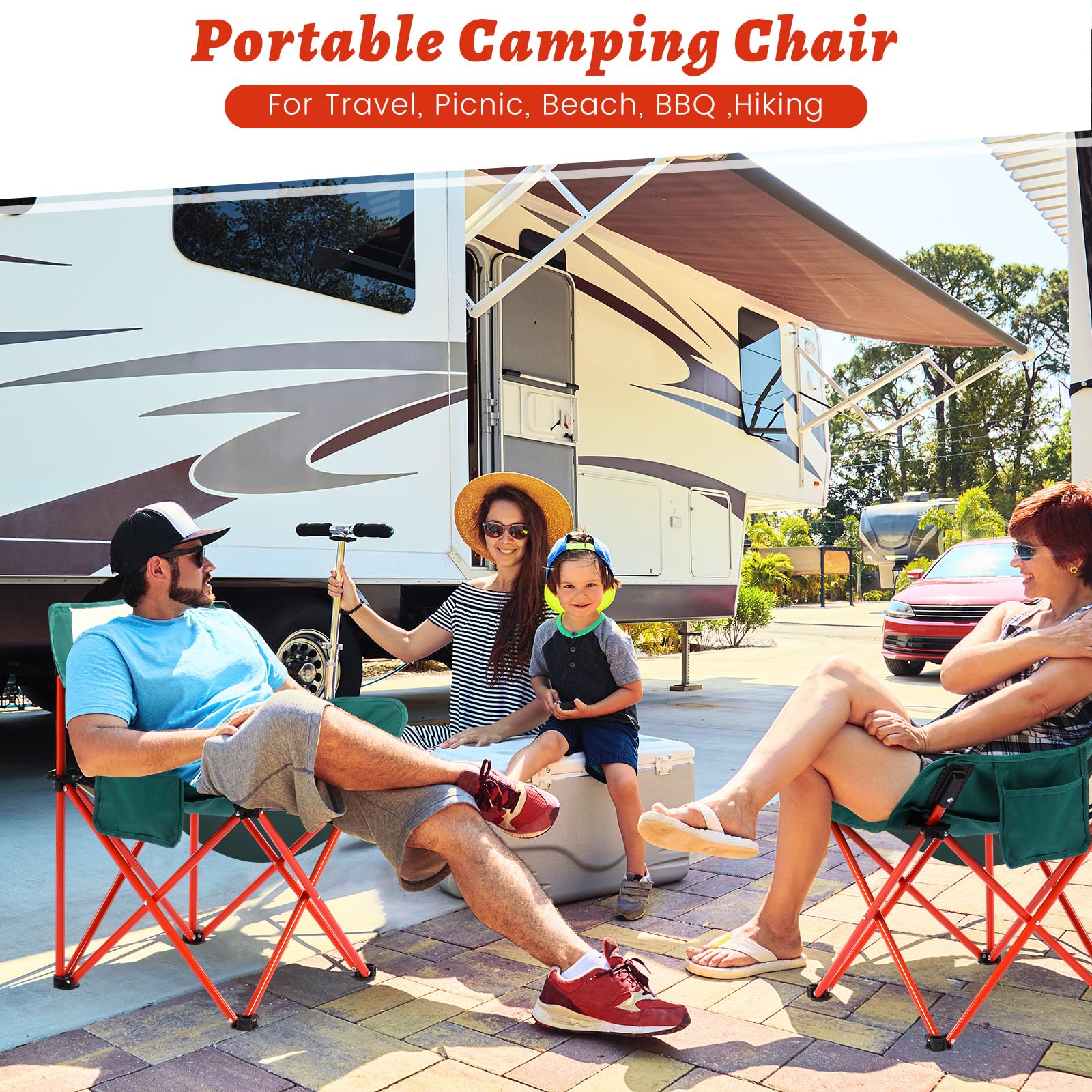 Ultralight Folding Camping Chair with Carry Bag