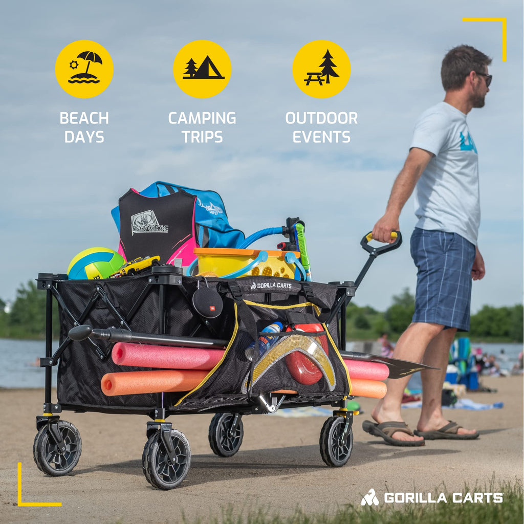 Foldable All Terrain Camping Wagon Cart