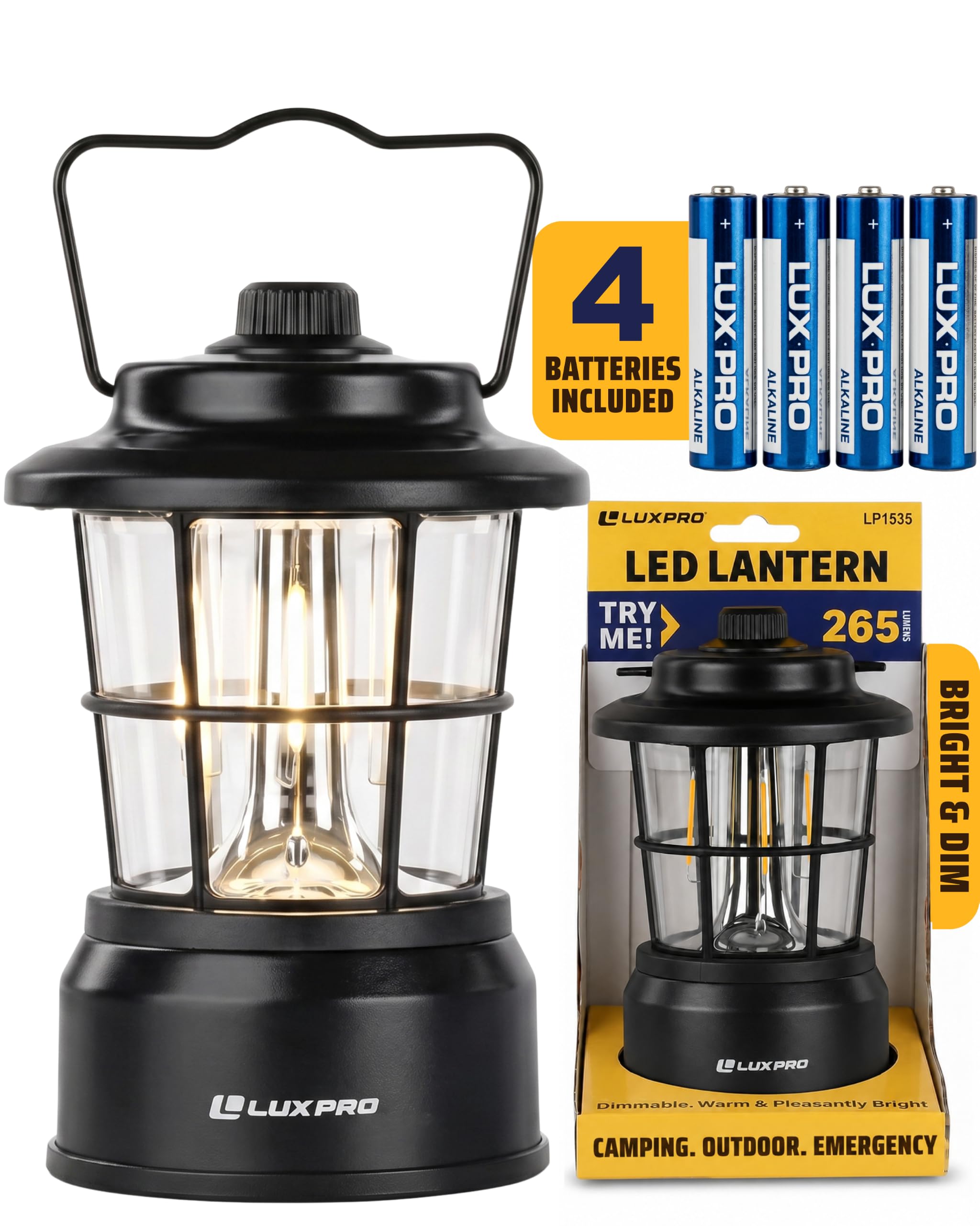 Rechargeable Retro LED Camping Lantern