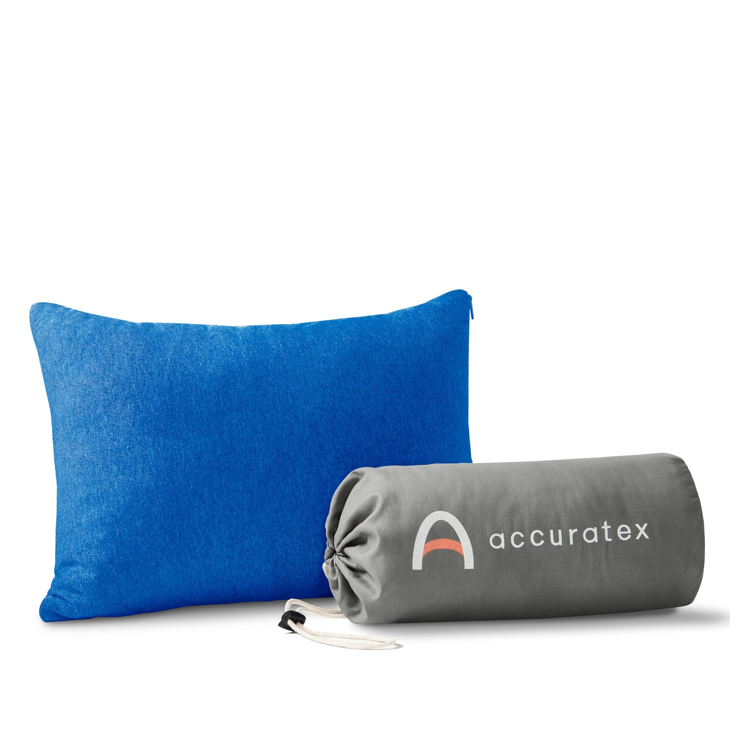 ACCURATEX Camping Pillow-100% Cotton Breathable Cover