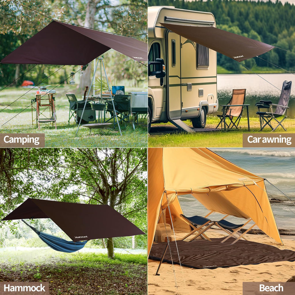 Waterproof Ultralight Camping Tarp Rain Fly Shelter