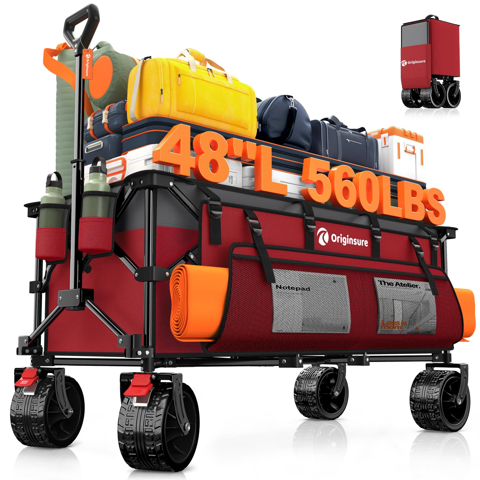 Heavy Duty Folding Camping Wagon Cart