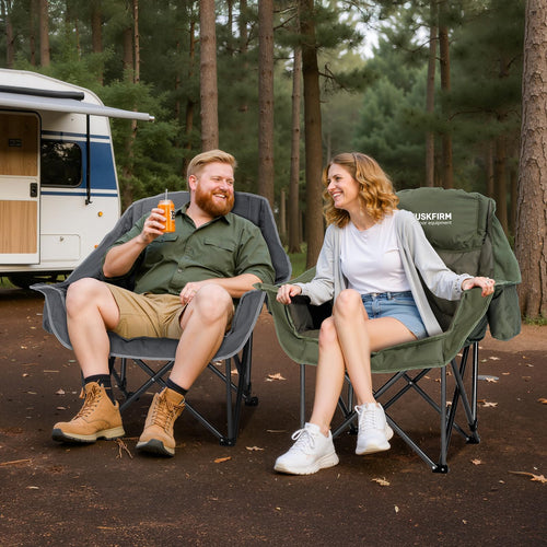 2 Pack Portable Folding Camping Chairs