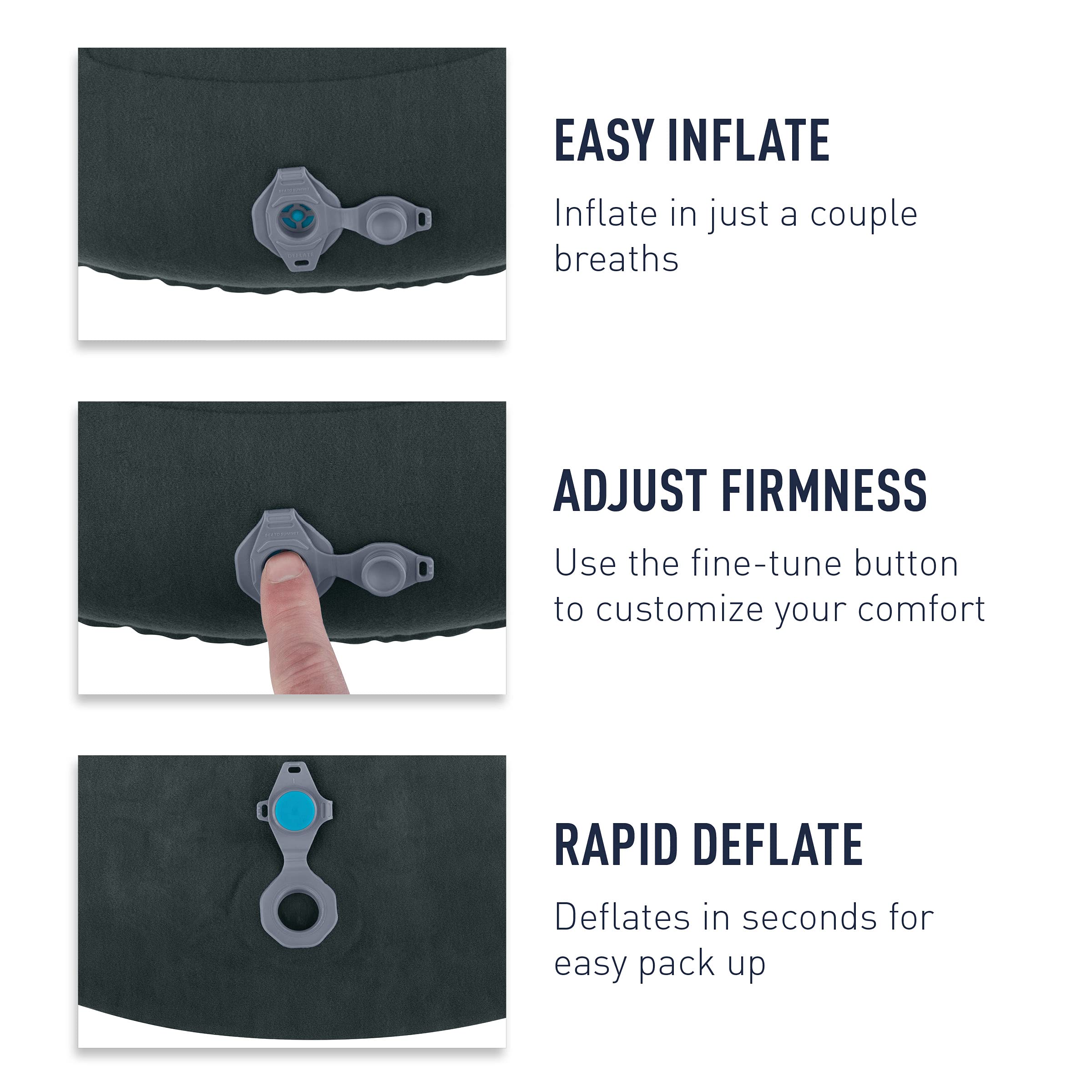 Sea to Summit Aeros Ultralight Inflatable Camping and Travel Pillow